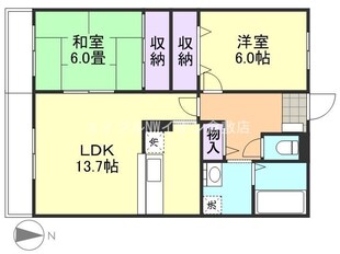 フォブールQUA　A棟の物件間取画像